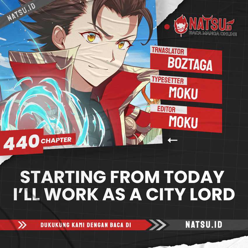 To Be The Castellan King (Starting from Today I'll Work as a City Lord) Chapter 440 – halaman 1