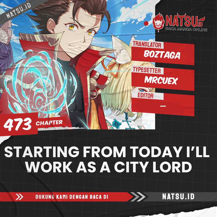 To Be The Castellan King (Starting from Today I'll Work as a City Lord) Chapter 473 – halaman 1