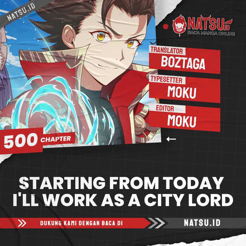 To Be The Castellan King (Starting from Today I'll Work as a City Lord) Chapter 500 – halaman 1