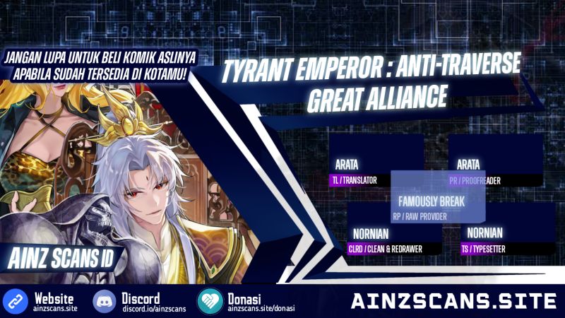 Tyrant Emperor : The Great Alliance Anti-Traverse Chapter 1 – halaman 1