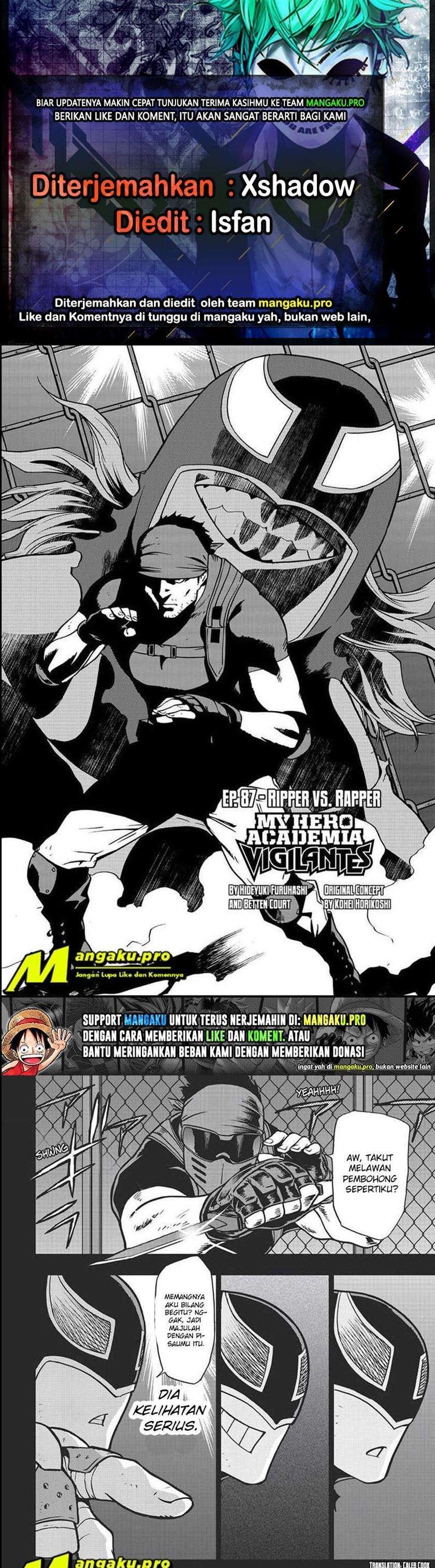 Vigilante: Boku no Hero Academia Illegals Chapter 87 – halaman 1