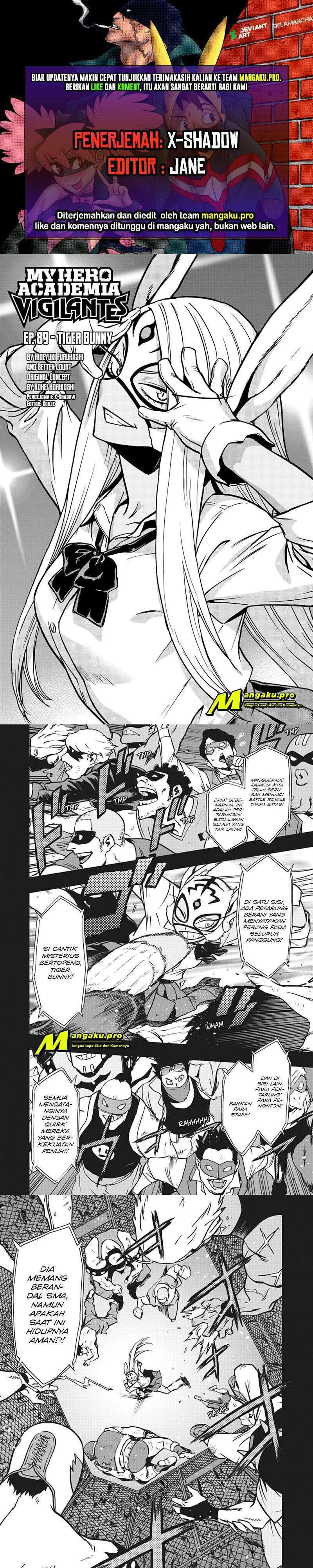 Vigilante: Boku no Hero Academia Illegals Chapter 89 – halaman 1