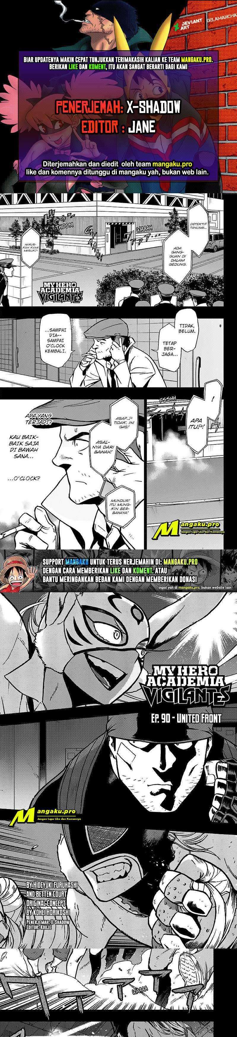 Vigilante: Boku no Hero Academia Illegals Chapter 90 – halaman 1