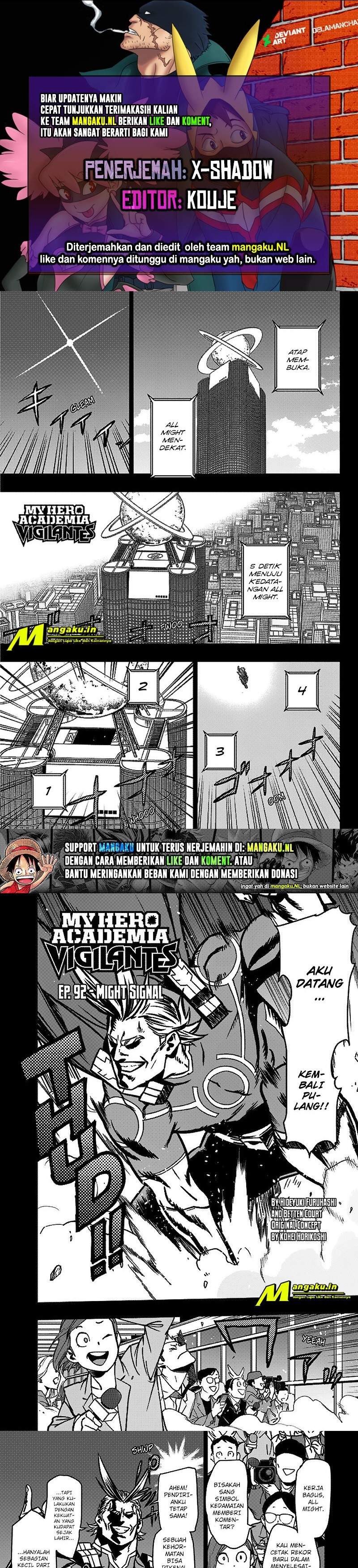 Vigilante: Boku no Hero Academia Illegals Chapter 92 – halaman 1