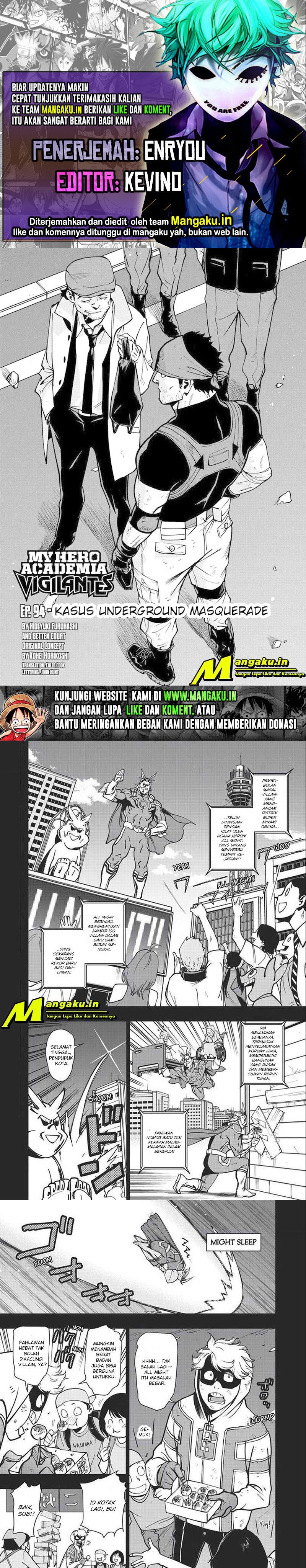 Vigilante: Boku no Hero Academia Illegals Chapter 94 – halaman 1