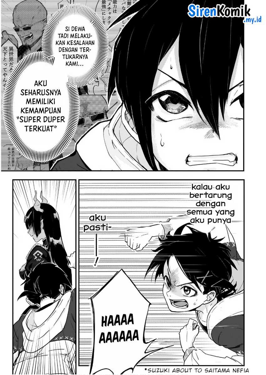 Zangyaku Sugiru Isekai demo Suzuki wa Kawaii Chapter 1 – halaman 20